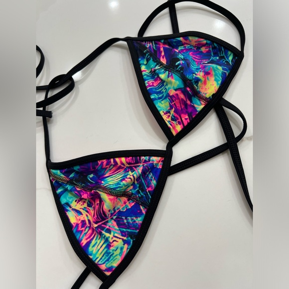 Victoria’s Secret neon colorful bikini top - Picture 1 of 5